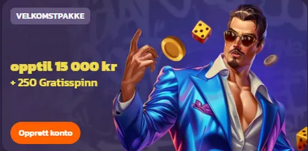 Coolzino — Velkomstpakke fordelt over flere innskudd: kontanter + 250 gratisspinn på spilleautomater